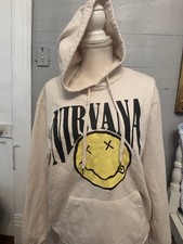 Nirvana Incesticide Graphic Pullover Hoodie Women Medium