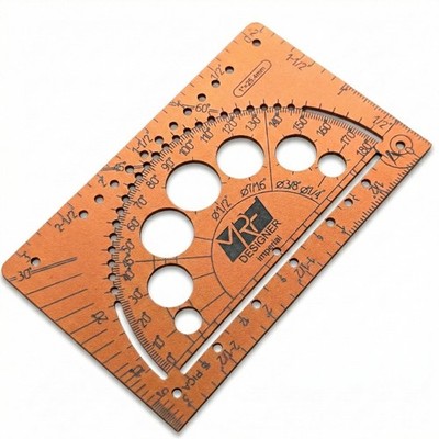 Designer   15-in-1 Credit Card Multitool Ruler   Aluminium Wallet Multitool C...