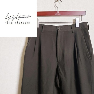 USED YOHJI YAMAMOTO POUR HOMME WIDE PANTS 2 TUCK Y'S TUCK-IN