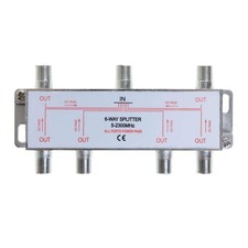 6 Way Bi-Directional 5-2300 MHz Indoor and Outdoor Waterproof Coaxial Antenna...