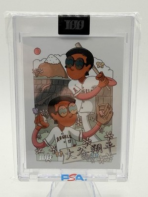 2022 Topps Project 100 Shohei Ohtani Card 210/299 #51 Benjamin Ross Art SSP