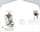 S09-2049, 2010 WINTER OLYMPICS, VANCOUVER, CANADA, PCS FDC