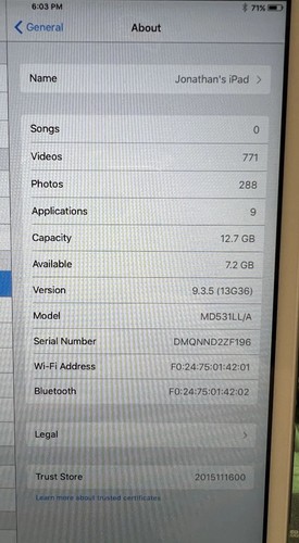 iPad Mini 1st Gen 16GB White/Silver - Afbeelding 2 van 13