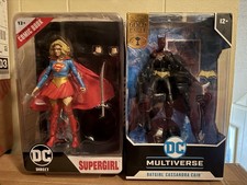 McFarlane Dc Page Puncher Supergirl And Dc Multiverse Batgirl Cassandra Cain.