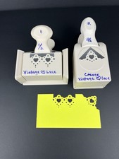 Martha Stewart Vintage Heart Lace Corner Edge Punch Valentine's Paper Craft