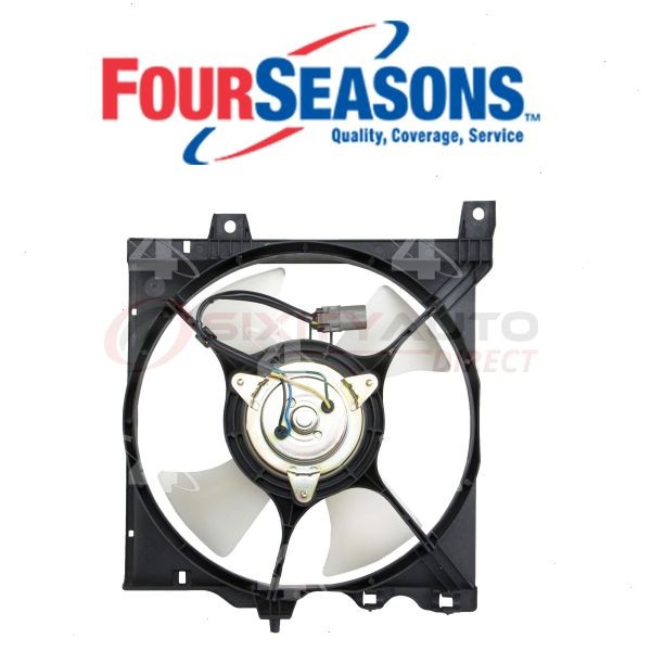 Four Seasons Engine Cooling Fan Assembly for 1995-1999 Nissan Sentra - Belts kn