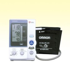 Omron Upper Arm Blood Pressure Monitor HEM-907 Digital Display with Accessories