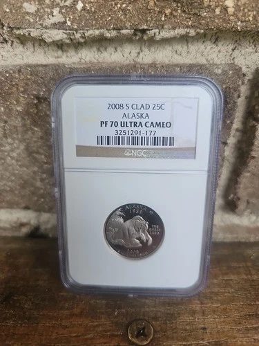 2008-S 50 State Quarters Alaska Proof — photo from the most recent tracked eBay sale