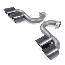 M4 STYLE AUSPUFF UMBAU SCHWARZ ENDROHRE PAAR F�R BMW 4ER G22 G23 20-23
