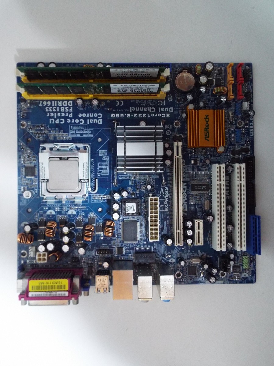 Dual Core Price Of Motherboard Of Cpu ASRock Intel 945GC A2 LGA