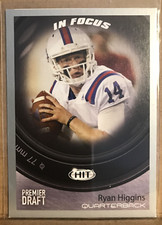 Ryan Higgins 2017 Sage Hit Premier Draft In Focus Silver Parallel RC #123