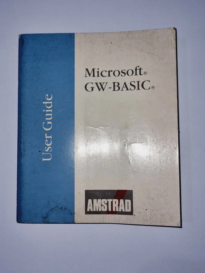 LIBRO DE GUÍA DEL USUARIO BÁSICO AMSTRAD MICROSOFT GW Foto 3 de 4