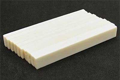 Bone Saddle Blanks -  3.5'' x .43'' x .14'' - 10 pack