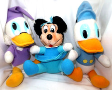Vintage Hardees Plush - Mickey's Christmas Carol Mickey Donald Duck Scrooge Duck