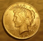1923-P Peace Silver Dollar Gem MS BU UNC