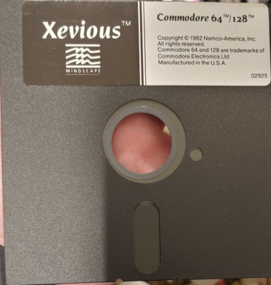 Xevious (Mindscape 1983) Commodore 64 (Diskette) working cond Classic-Game