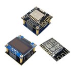 0.96inch OLED Display ESP8266 WiFi Clock Module Weather Forecast ESP-12F RTC Kit