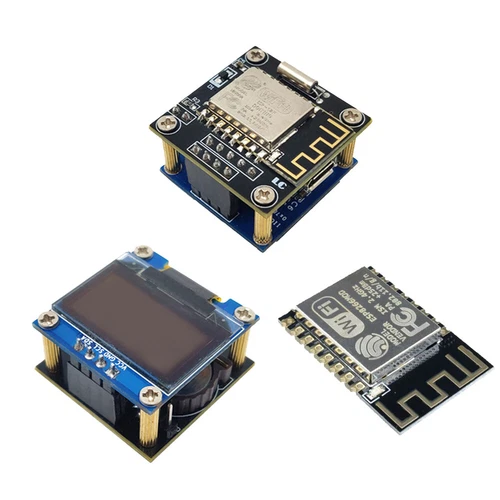 0.96inch OLED Display ESP8266 WiFi Clock Module Weather Forecast ESP-12F RTC Kit