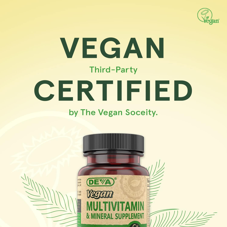 Tiny Tablets Vegan Multivitamins for Women & Men, Multivitamin with