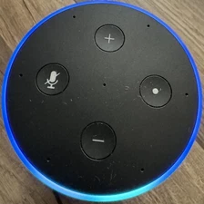 Amazon Echo Plus Smart Assistant Speaker Alexa XC56PY Red Works Great