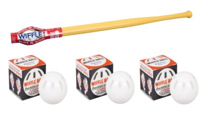Wiffle Yellow & White Plastic 1-32 