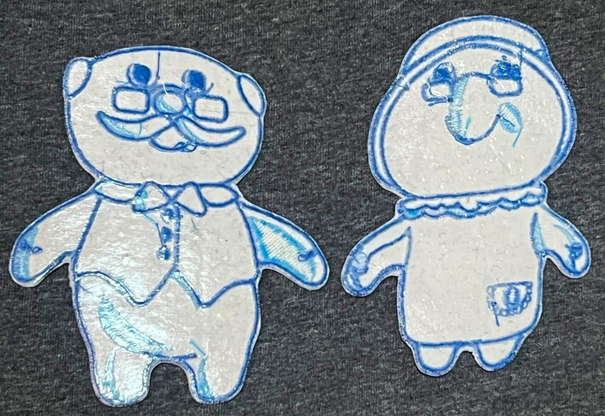 PILLSBURY DOUGHBOY embroidered figure patch set Granmommer