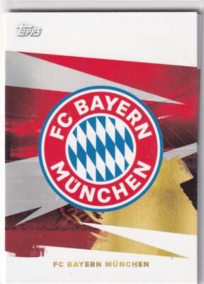 Topps Bayern Munich Team-Set 2022 Fußball Karte FC Bayern München Logo