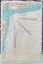 Admiralty 2755 US-East Coast Approaches To New York Harbor Vintage Map Chart Mar