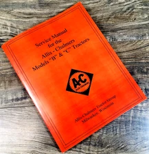 Allis Chalmers B C Tractors Service Repair Shop Manual Overhaul Rebuild Book AC
