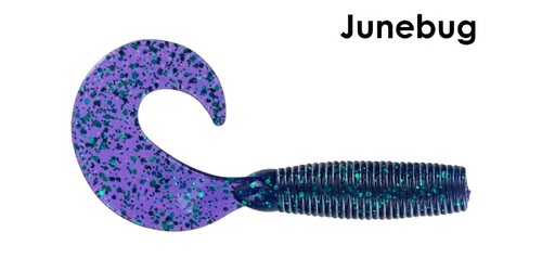 Curly Tail Grubs Soft Plastic Walleye Baits Twister Fishing Lure Jig Trailers 4" - Picture 4 of 23