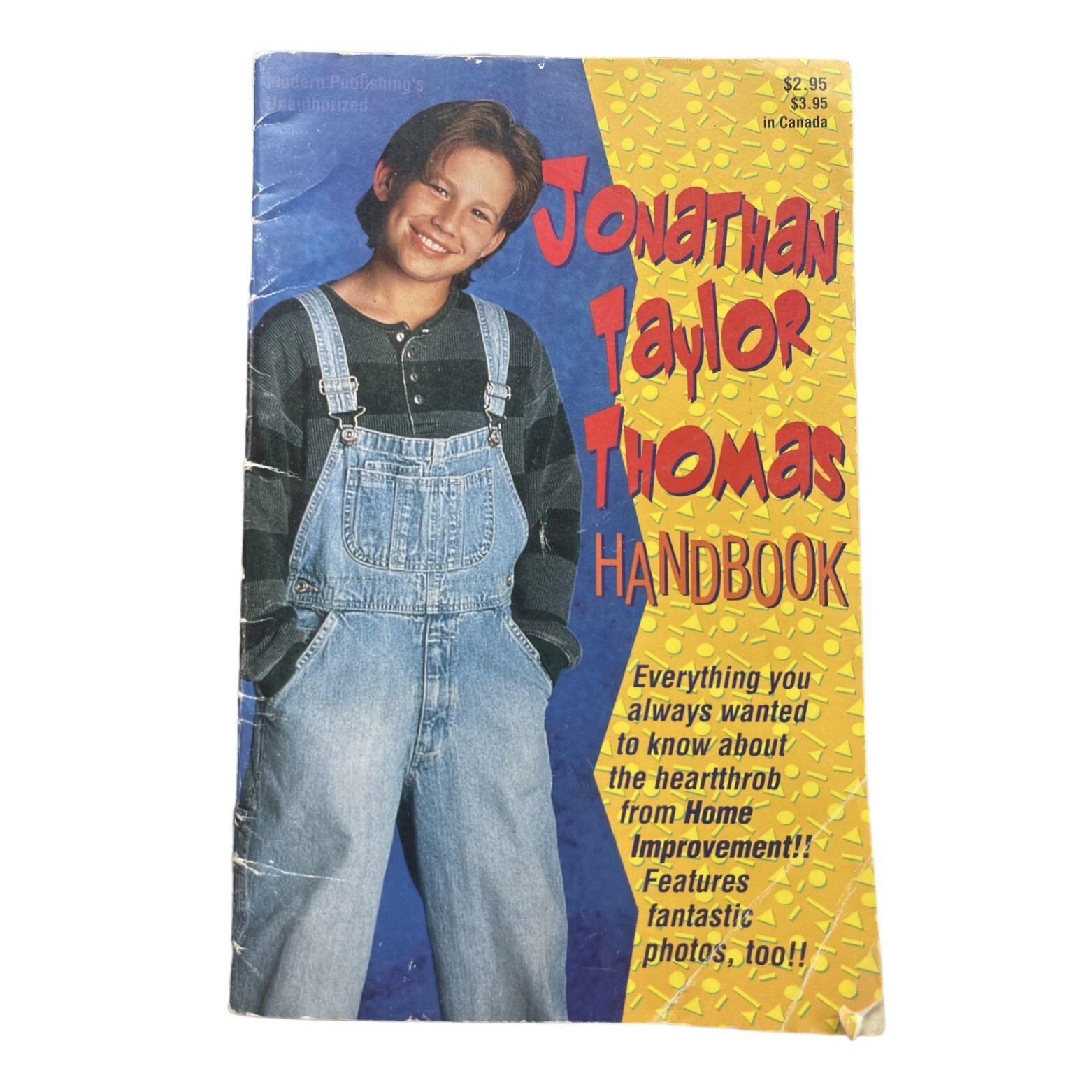 HTF 1996 Magazine Jonathan Taylor Thomas Handbook Modern Publishing VGC |  eBay