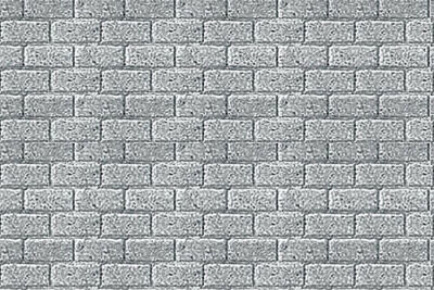 JTP Concrete Block 2 pack - Model Scratch Building Plastic Sheet - O Scale
