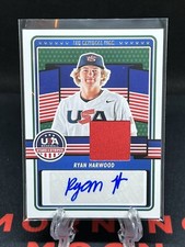 2023 Stars & Stripes 15U National Signatures Auto Relic #15U-RH Ryan Harwood