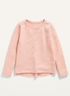 Old Navy Kids Softest Printed Long-Sleeve T-Shirt Snowflakes Size Large (10-12)