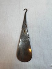 Antique Milady Shoe Horn Silver Toned Folding Button Hook