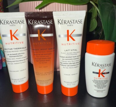Kerastase Nutritive Shampoo & Conditioner & 8H Magic & Styling 1oz Each Set