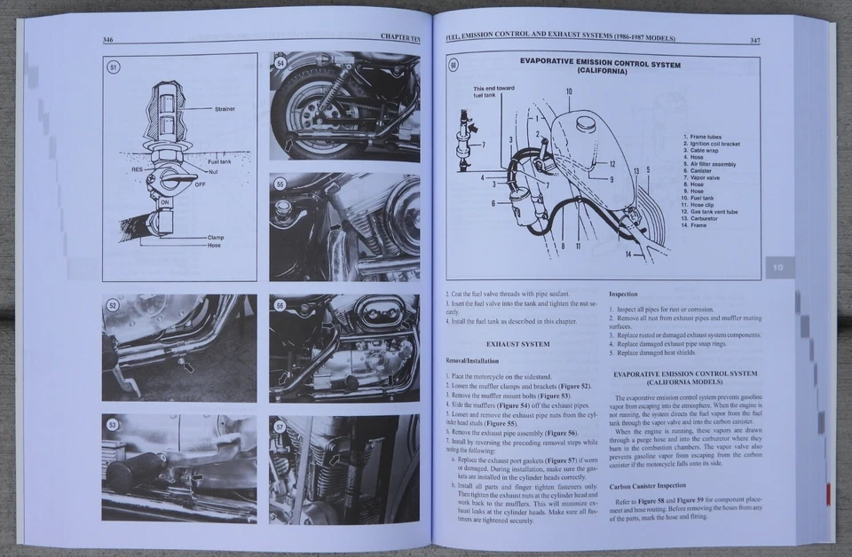 1986-2003 Harley Davidson Sportster XL XLH 883 1200 CLYMER REPAIR MANUAL M429 - Image 3 of 3
