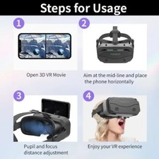 Virtual Reality VR Headset 3D Glasses for iPhone 6