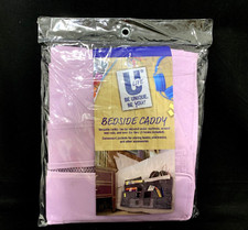 Bedside Caddy for Bed Storage or Hook Over the Door Organizer Large 19 LAVENDER