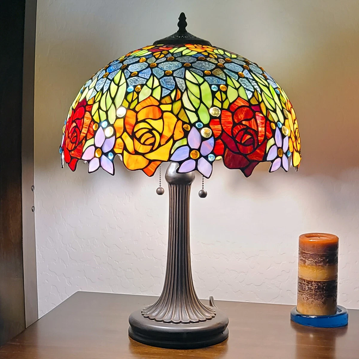 Amora lighting tiffany clearance style table lamp