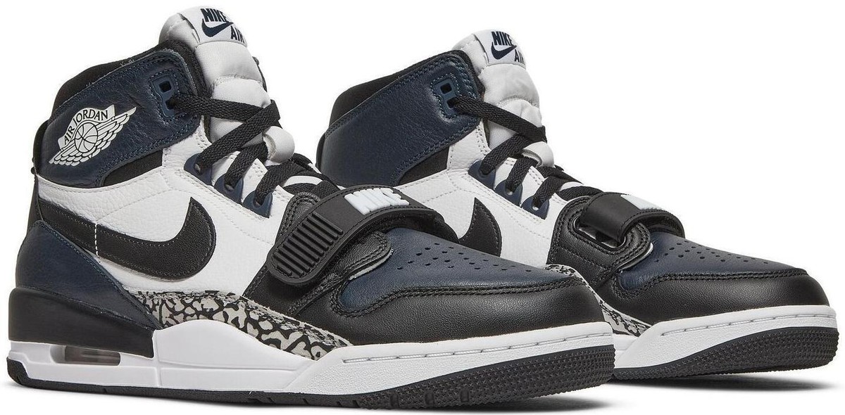 ジョーダンレガシーNike Air Jordan Legacy 312 Corduroy Swoosh Jordan Legacy 312 Corduroy Swoosh - White Mystic Navy for