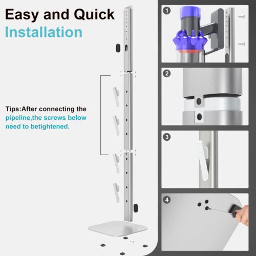 Vacuum Stand, Stable Metal Storage Bracket Stand Holder Compatible with Dyson... - Picture 4 of 7