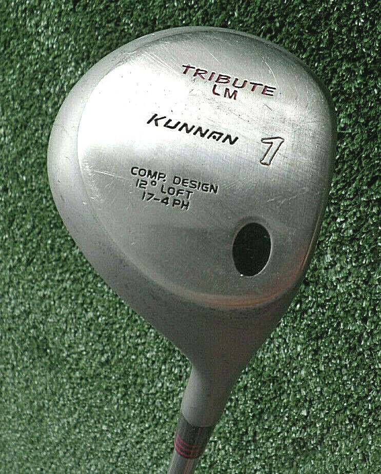 KUNNAN TRIBUTE LM METAL 1 WOOD GOLF CLUB RH DRIVER 12 LOFT COMP. DESIGN