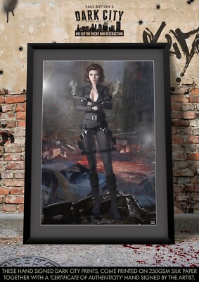 Black Widow SEXY Scarlett Johansson Avengers Marvel Comic A3 Print Natasha