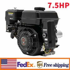 212cc  4-Stroke 7.5 HP Electric Start Horizontal Engine Go Kart Gas Engine Motor