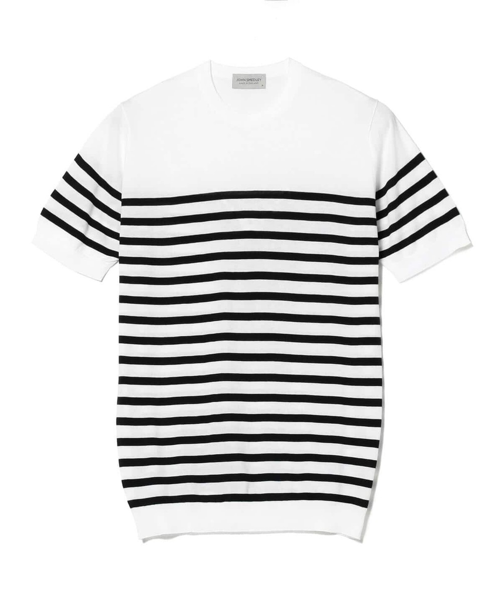 トップス BEAMS F by JOHNSMEDLEY SEA COTTON ASK availability First) BEAMS F JOHN SMEDLEY / 30 gauge cotton