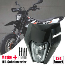 LED Scheinwerfer DRL mit Maske Für KTM EXC XCW 250 450 500 SMC-R 690 E-Zeichen
