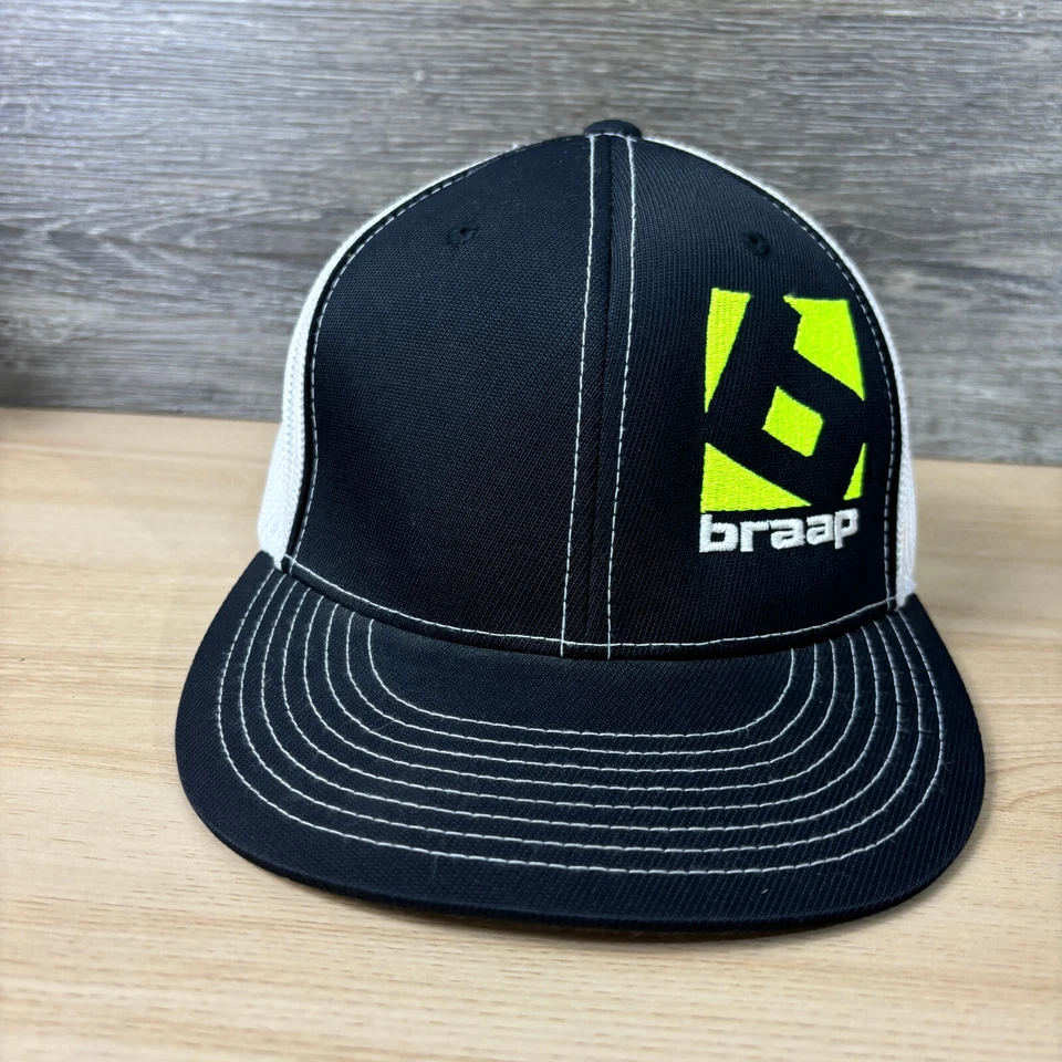 Gorra Braap talla S/M gris ajustada al aire libre para hombre Foto 2 de 4