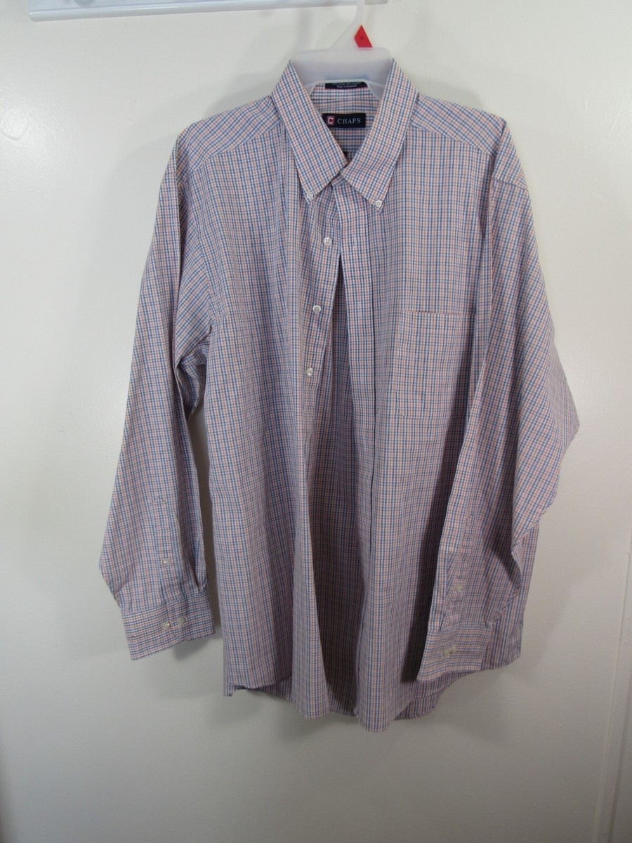 chaps dress shirt size chart Amazon.com: Chaps Men's Classic Fit Long Sleeve Button Down Stretch Poplin Casual Shirt, American Black, Small : Clothing, Shoes & Jewelry