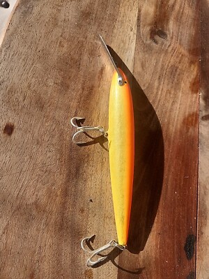 VINTAGE Rapala Magnum CD-18 ORANGE/GOLD/WHITE Sinking